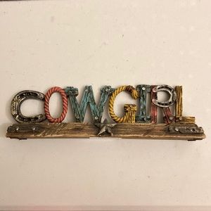 Burton & Burton Cowgirl Resign Sign